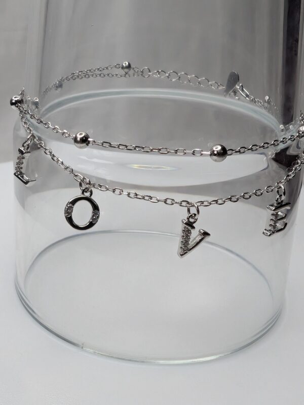 LOVE Charm Bracelet - Image 3