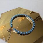 Blue Evil Eye Tennis Bracelet