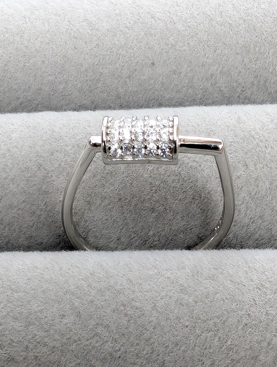 Pentagon Studded Ring - Image 2