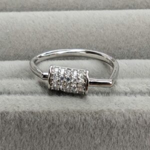 Pentagon Studded Ring