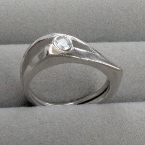 Pentagon Solitaire Ring