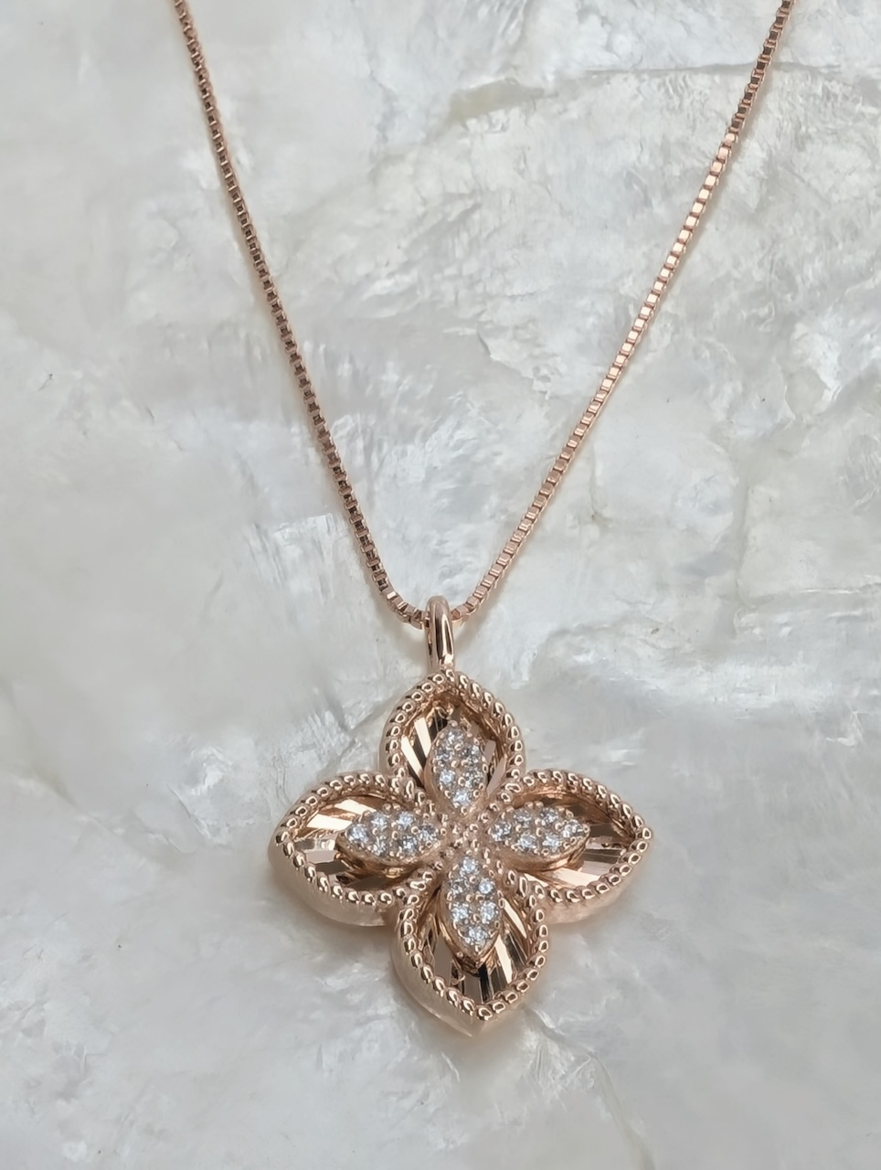 Rose Gold Clove Pendant - Image 5
