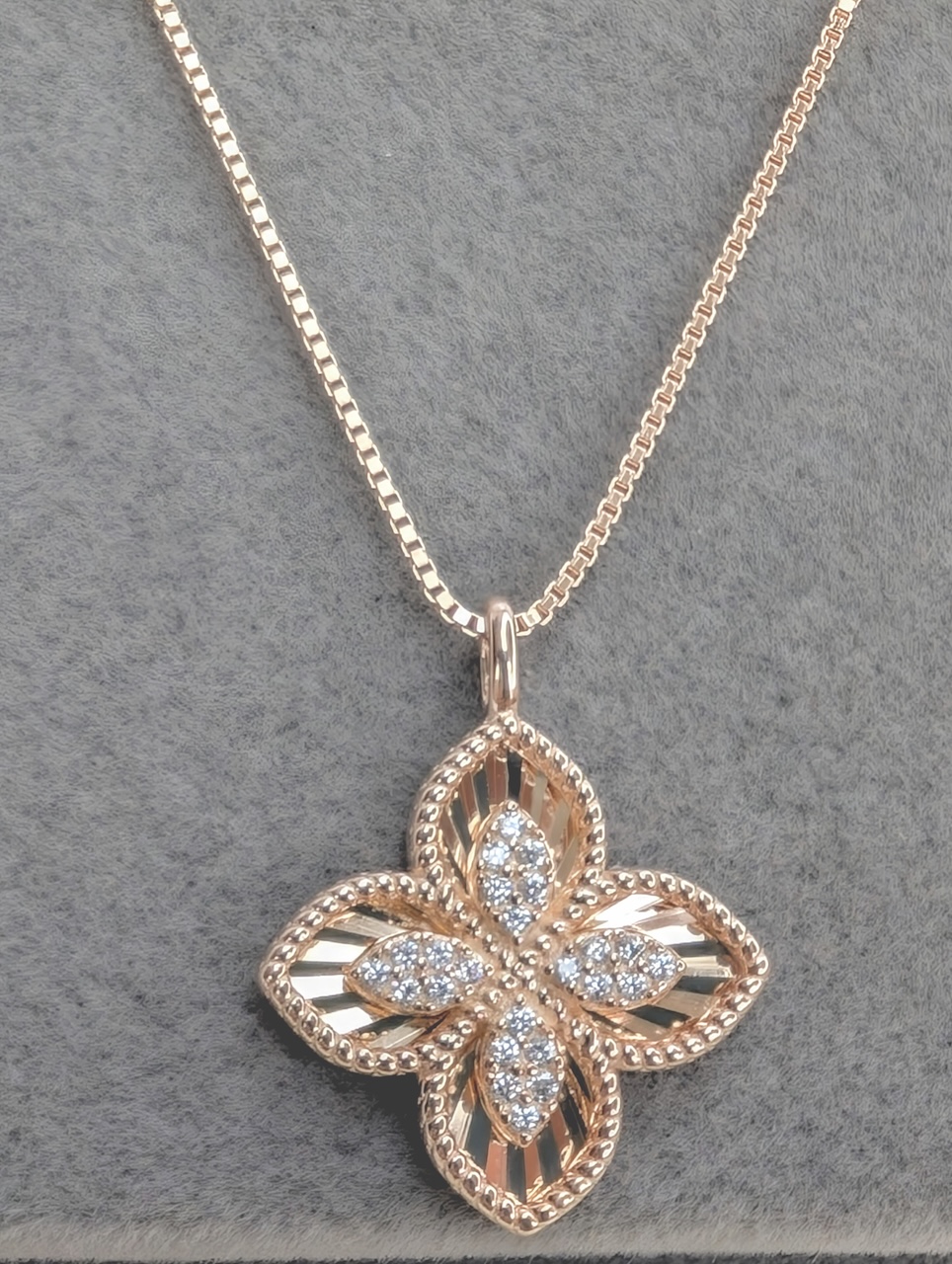 Rose Gold Clove Pendant - Image 3