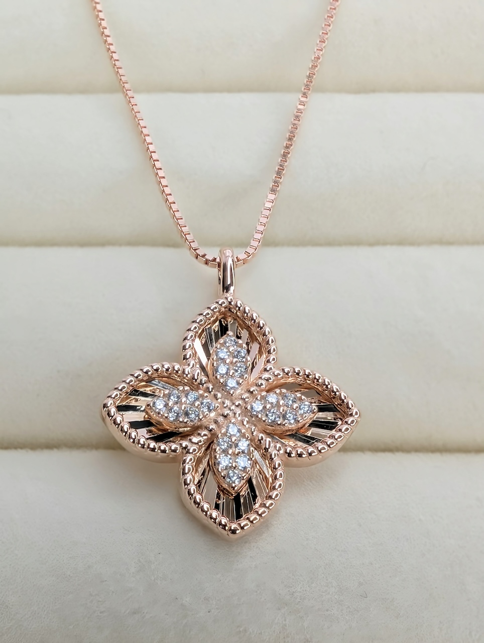 Rose Gold Clove Pendant - Image 2