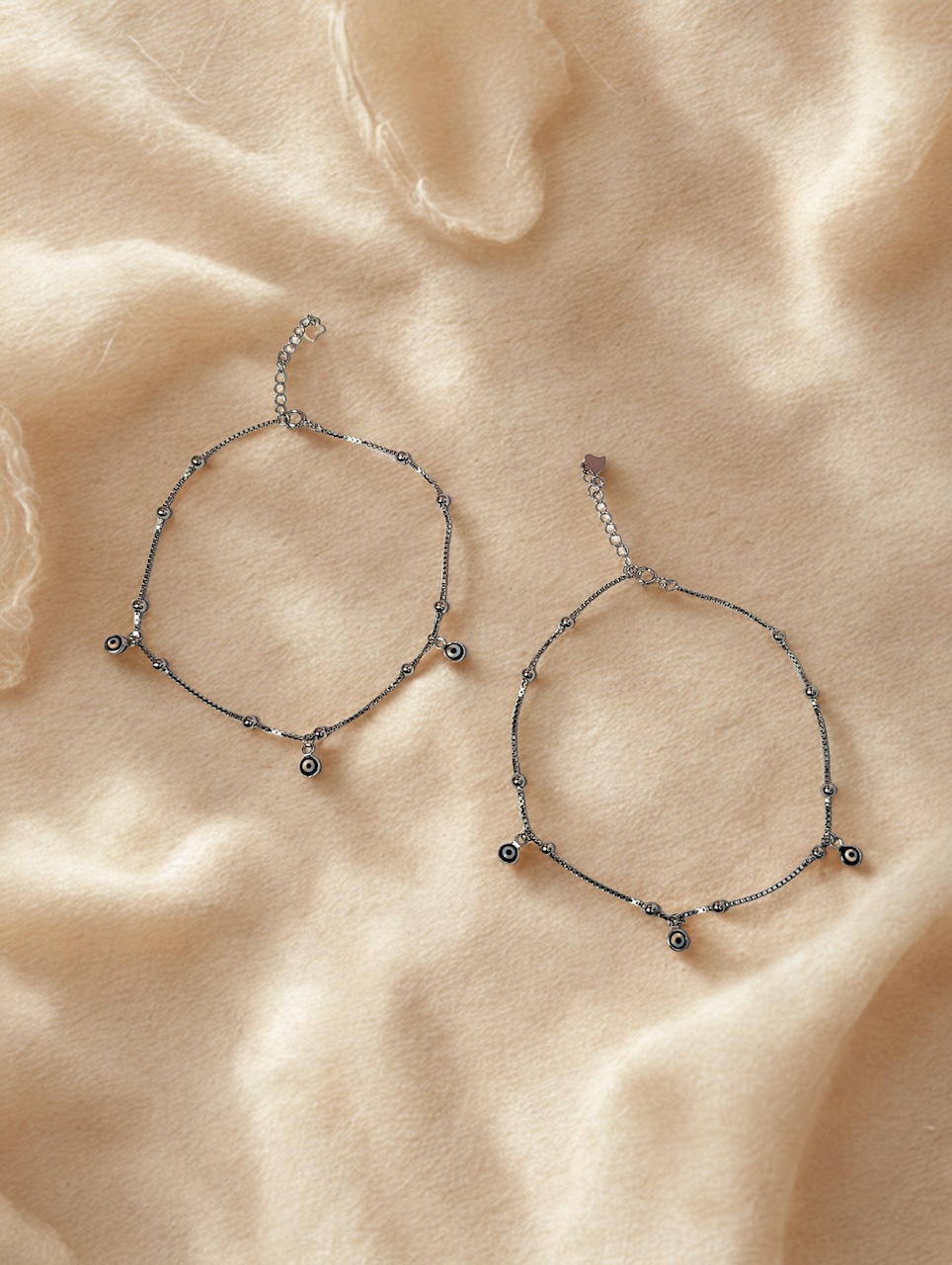 Evil Eye Charm Anklets - Image 4