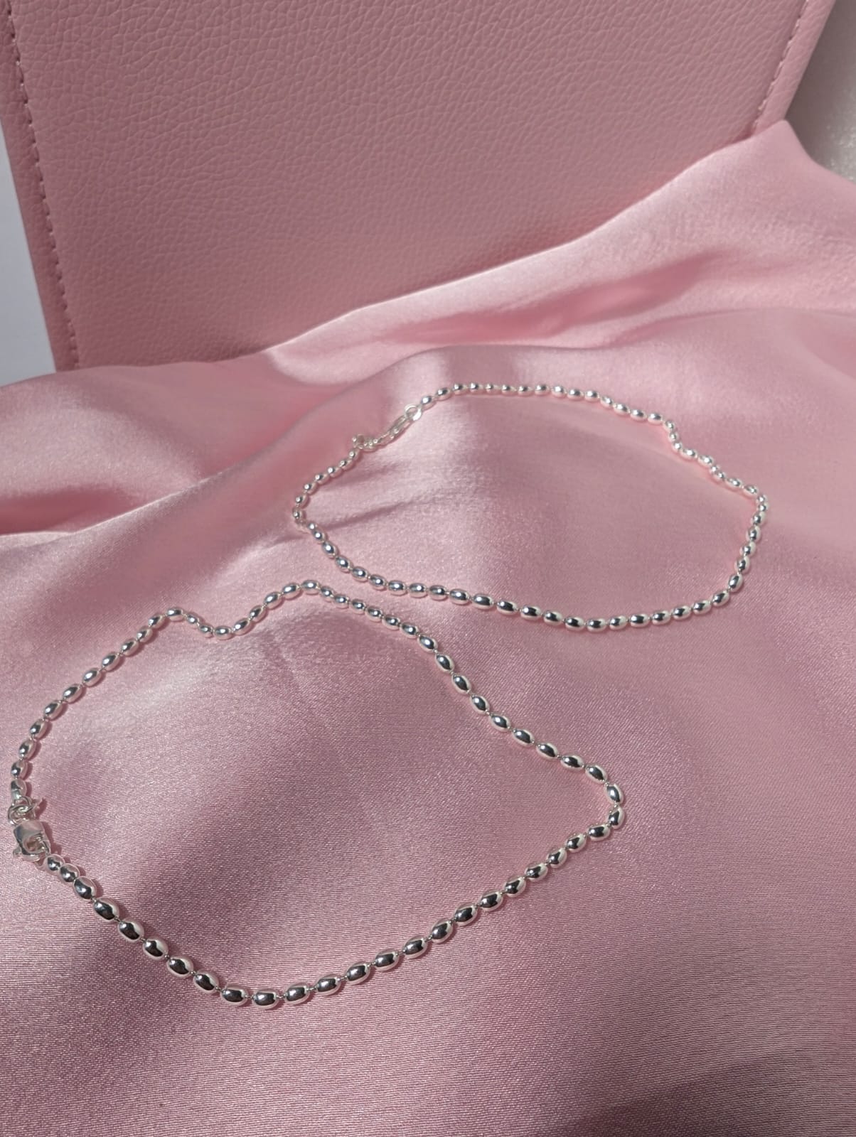 Silver Beaded Anklets - Image 4