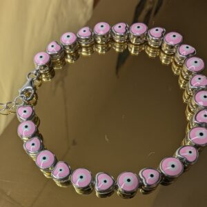 Evileye Heart Tennis Bracelet